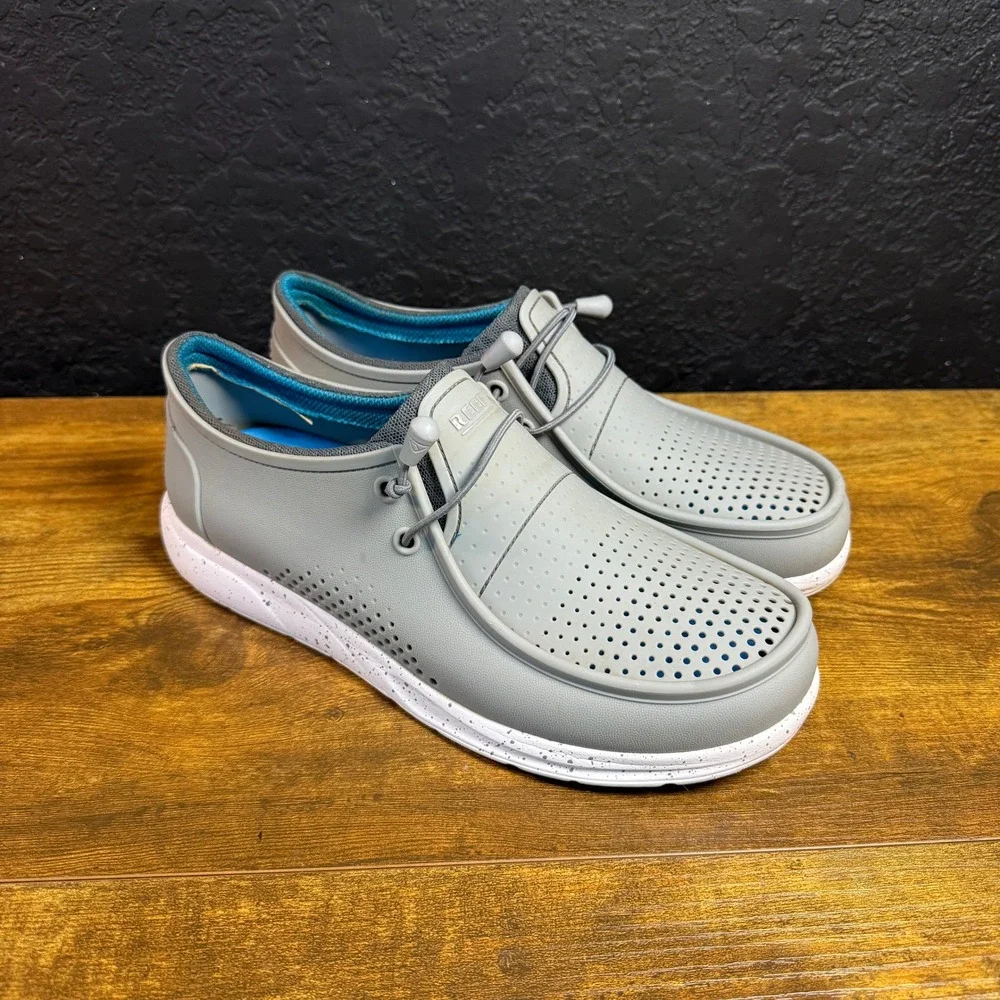 Reef Water Coast Grey Synthetic Water Shoes Mens Size 8